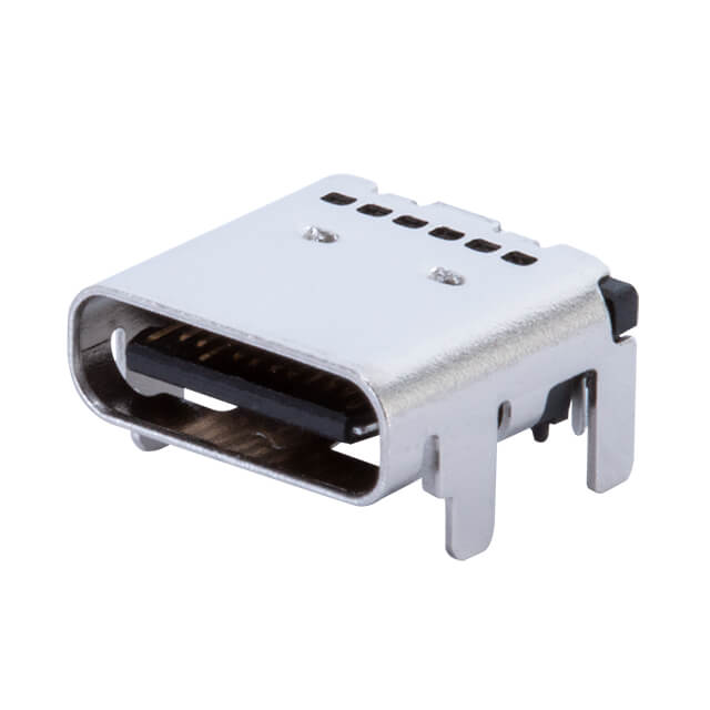 【UJ32-C-H-G-SMT-2-P24-TR】USB JACK, TYPE C, 3.2, HORIZONTA