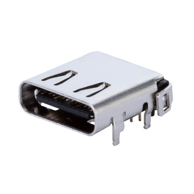 【UJ32-C-H-G-SMT-7-P24-TR】USB JACK, TYPE C, 3.2, HORIZONTA