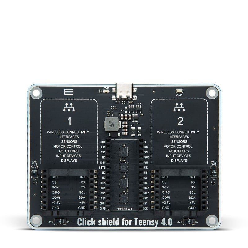 CLICK SHIELD FOR TEENSY 4.0【MIKROE-6234】