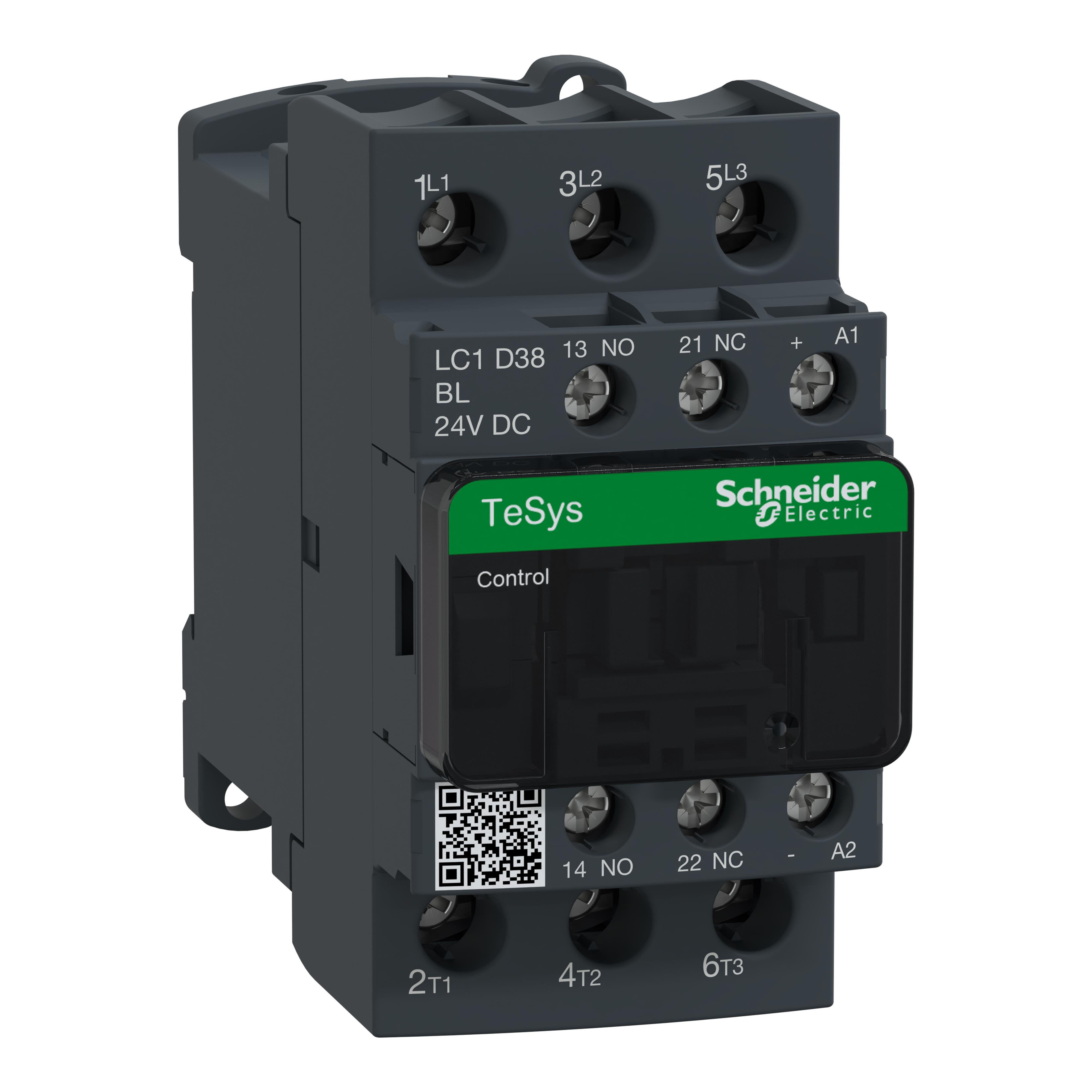 TESYS3P CTR 38A AC3 18.5KW1NO1NC【LC1D38BL】
