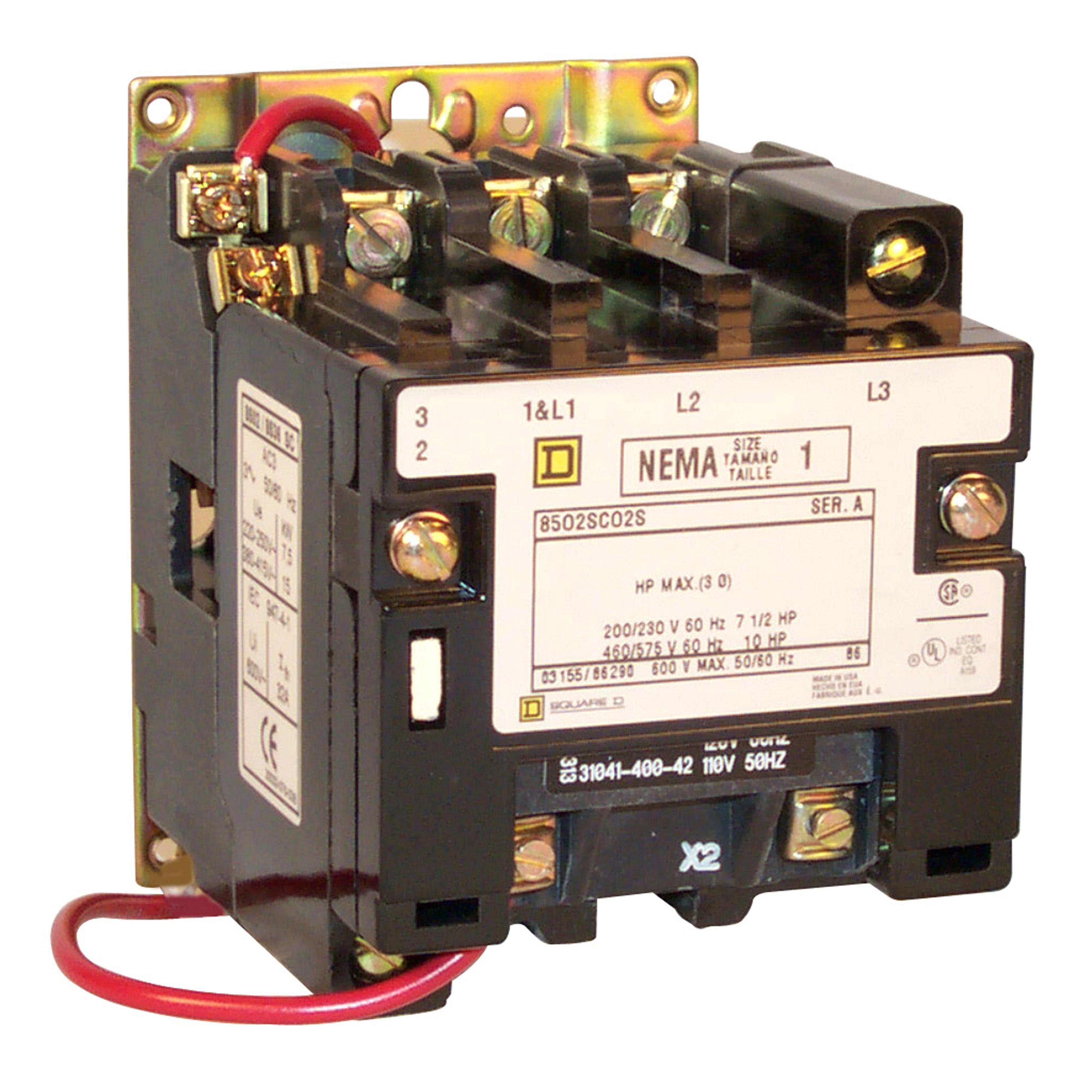 CONTACTOR 600VAC 27AMP NEMA +OPT【8502SCO3V02S】