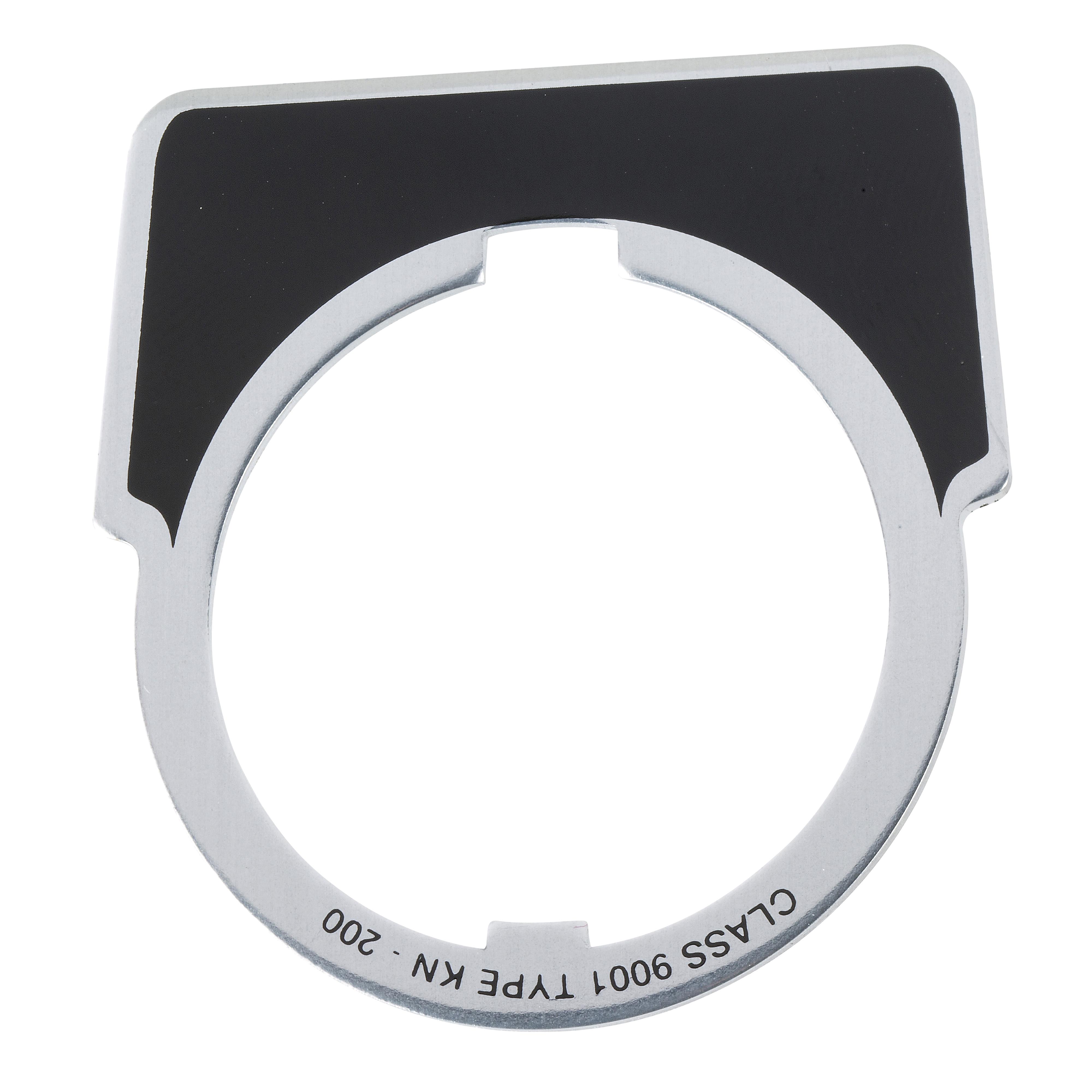 【9001KN210BP】PUSH BUTTON LEGEND PLATE 30MM T-