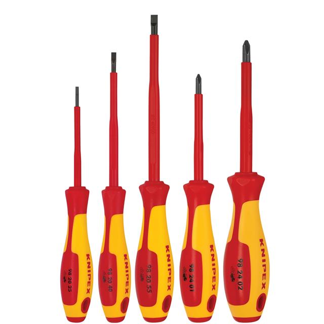 SCREWDRIVER SET 1000V INS 5PC【9K 98 98 32 US】