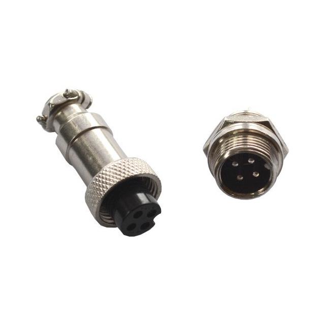 【CONNECTOR-GX12-4】AVIATION PLUG 4 PIN CONNECTORS T
