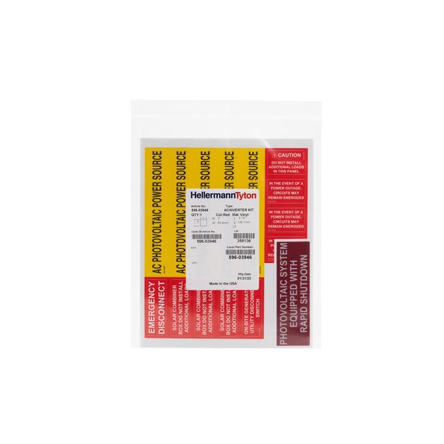 【596-03946】THE HELLERMANNTYTON AC SOLAR LAB