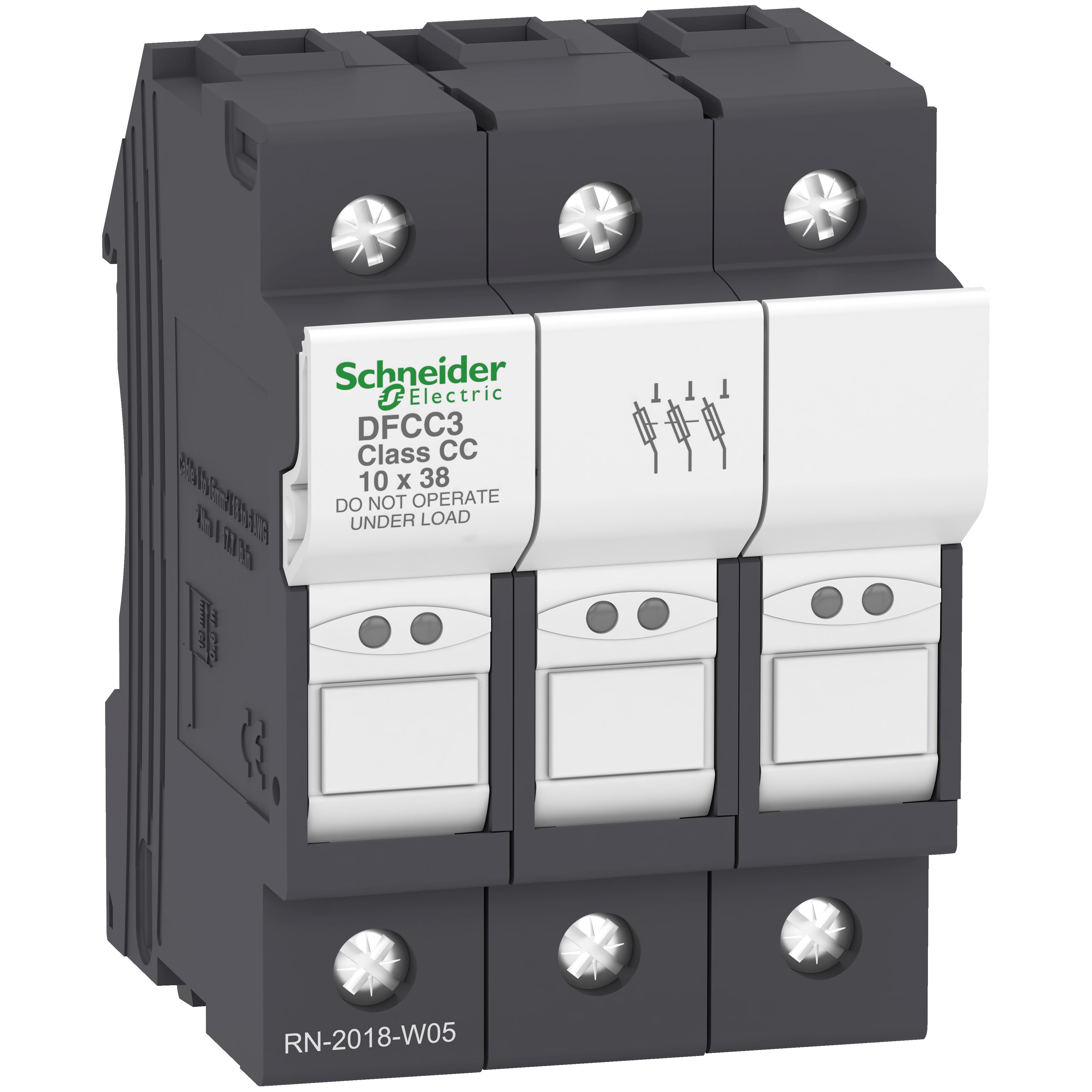 【DFCC3】FUSEHOLDER 600V 30AMP 3POLES CC