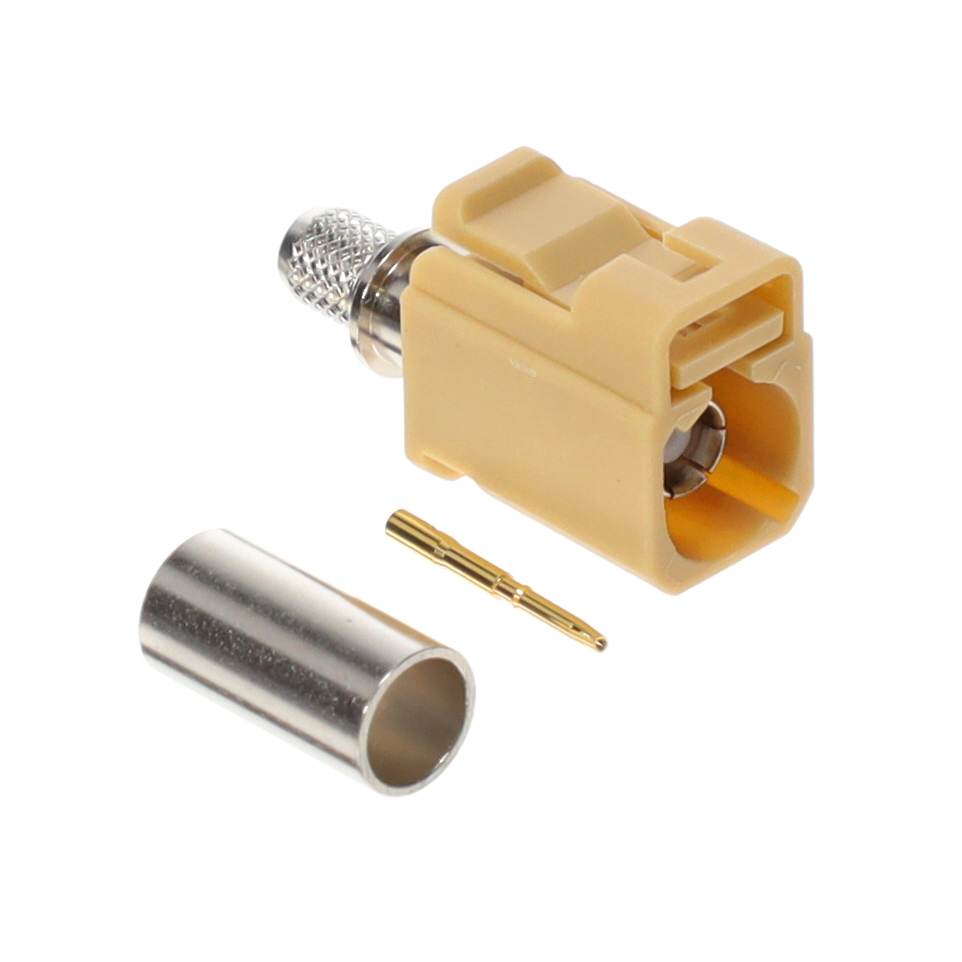 【FK2FIG】FAKRA GEN 2 CODE I SMB(F)ST FOR