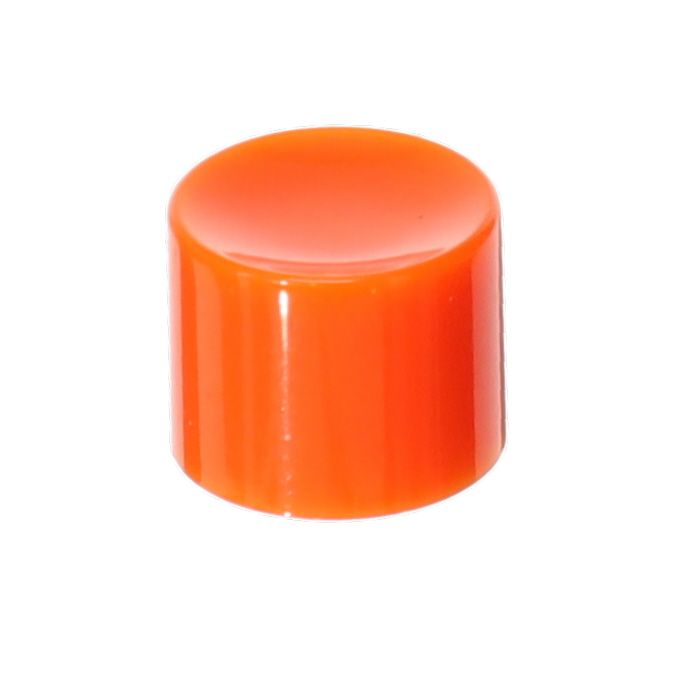【KM 403】CAP PUSHBUTTON ROUND ORANGE