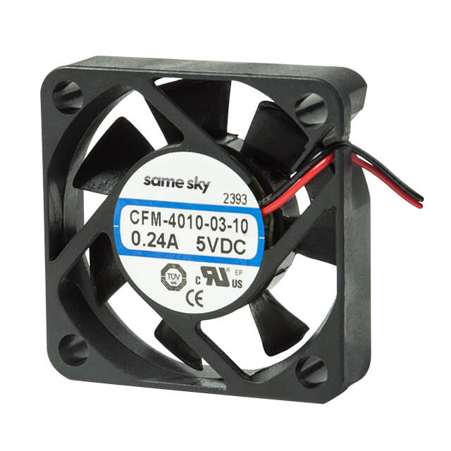 FAN AXIAL 40X10.6MM 5VDC WIRE【CFM-4010-03-20】