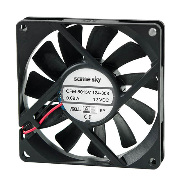 FAN AXIAL 80X25MM 24VDC WIRE【CFM-8025V-232-330】