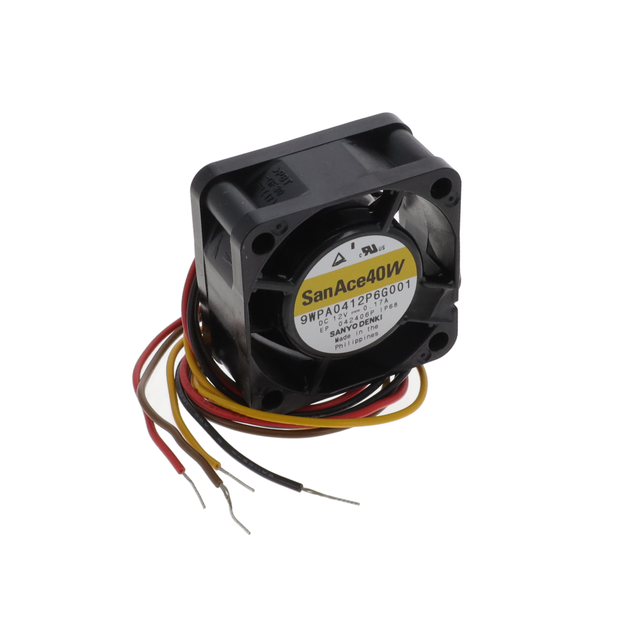 【9WPA0412P6G001】FAN AXIAL 40X20MM 12VDC WIRE