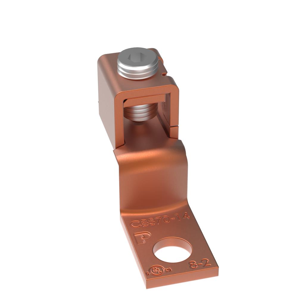 【CBS70-14-L】COPPER MECHANICAL LUG, 1 HOLE, 1