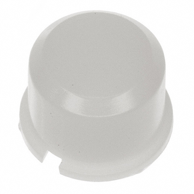 【1D16】CAP TACTILE ROUND FROSTED WHITE