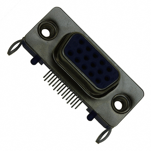 【634-015-274-992】CONN D-SUB HD RCPT 15P R/A SLDR