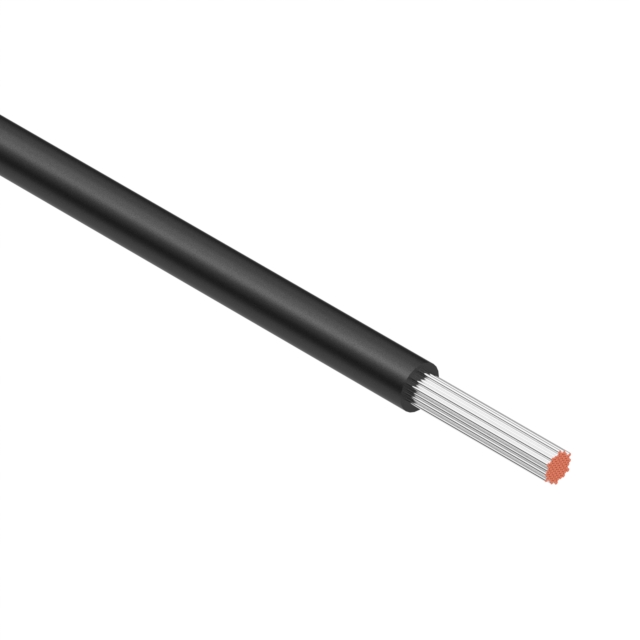 HOOK-UP STRND 14AWG BLACK METER【30-03446】