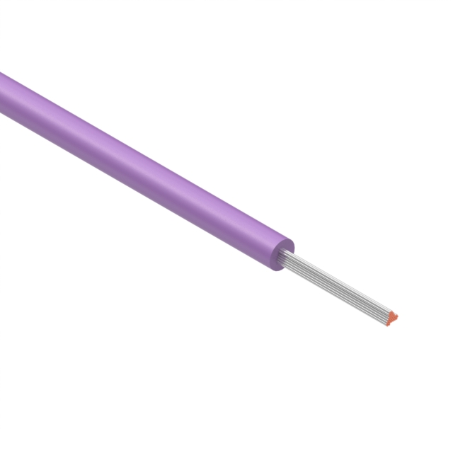 HOOK-UP STRND 18AWG PURPLE METER【30-03459】