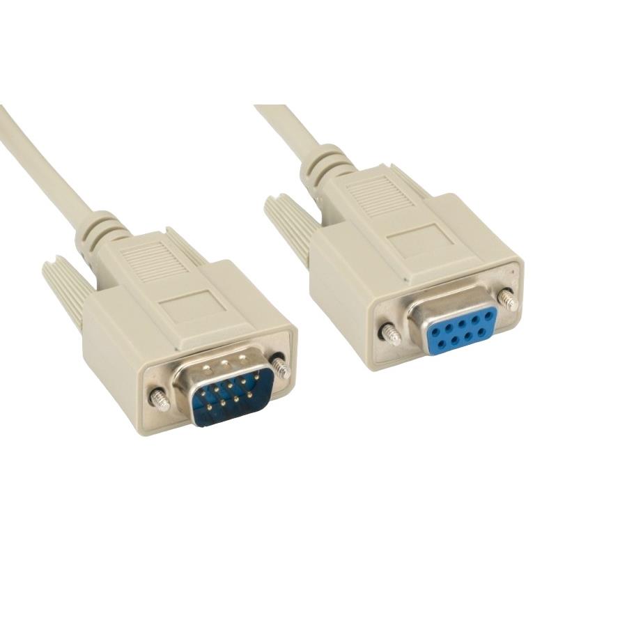 【DMC-9MF-06B】RS232 DB9 M/F SHLD MOLD 6FT
