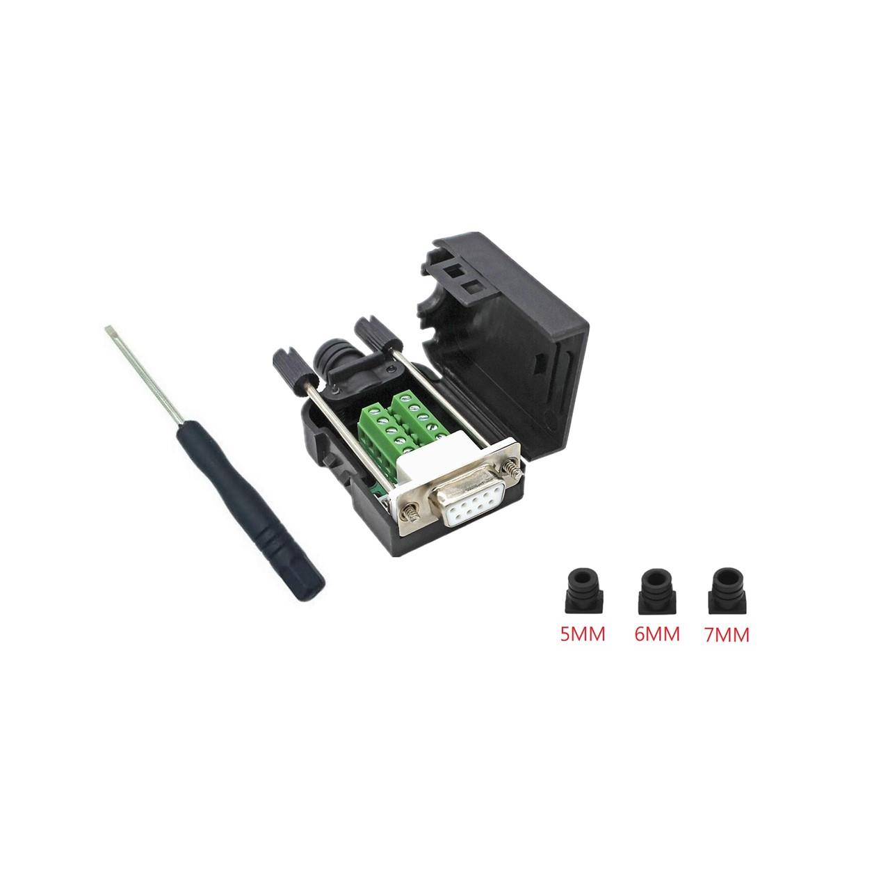 【DTB-9FP-KIT】CONN D-SUB RCPT 9POS TERM BLK