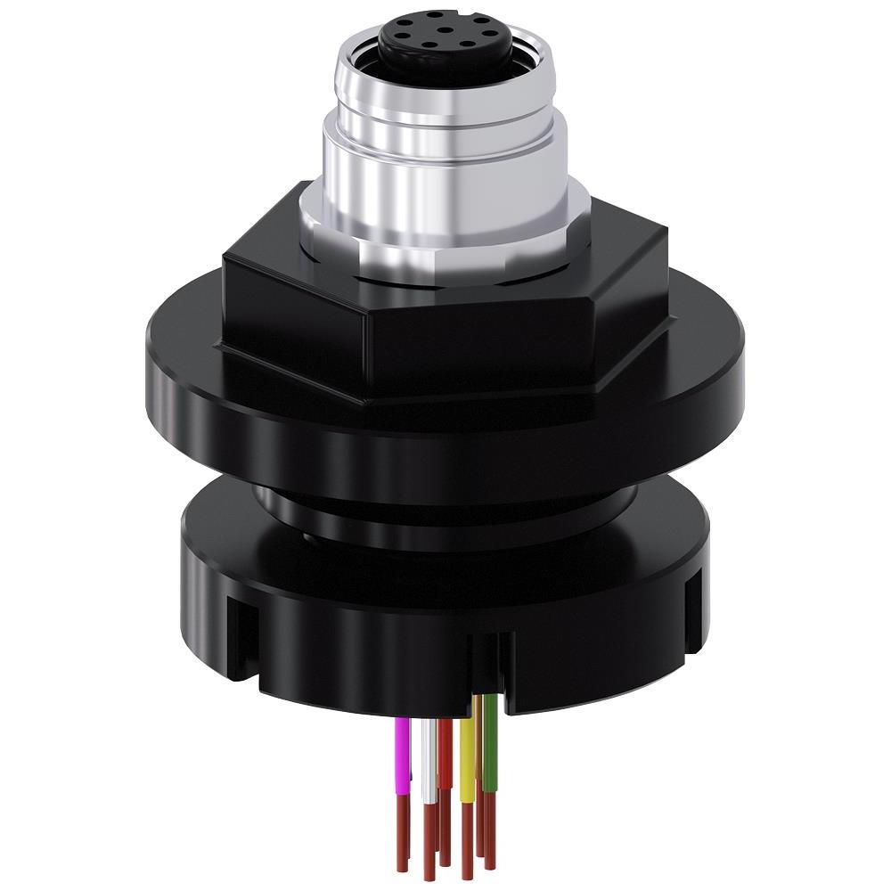 【3SU19000JP100AA0】ADAPTER, M12 SOCKET, 8-PIN (FEMA