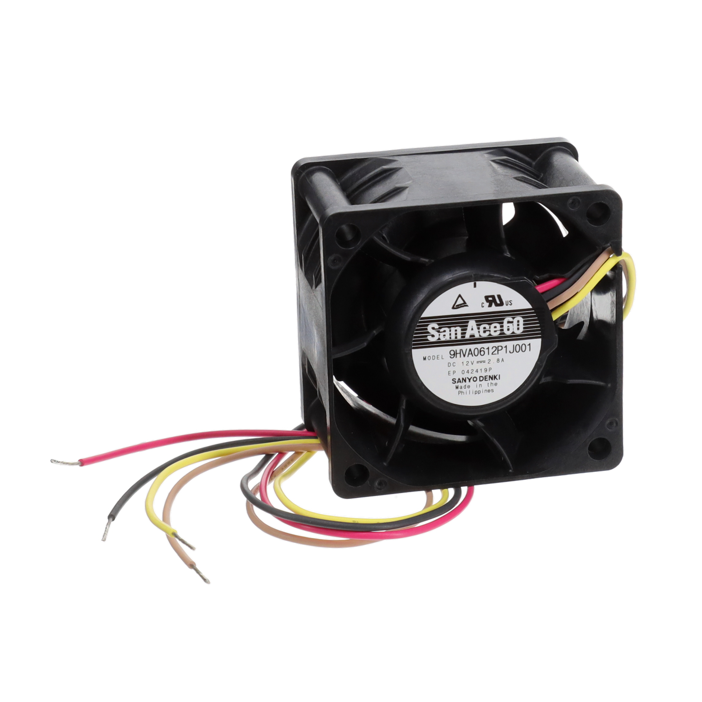 【9HVA0612P1J001】60X38MM 12V, HIGH PERFORMANCE DC