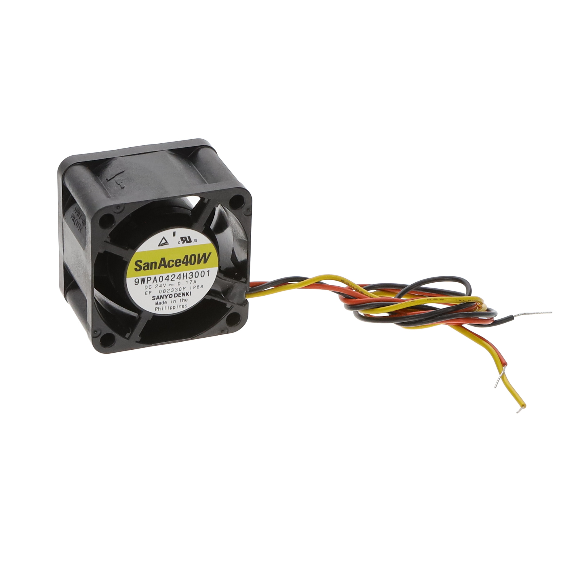 【9WPA0424H3001】FAN AXIAL 40X28MM 24VDC WIRE