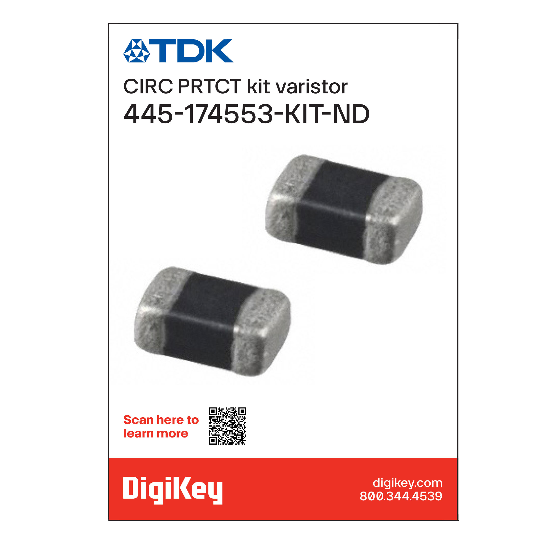 CIRC PRTCT KIT VARISTOR 160PC【AVR0402-KIT】