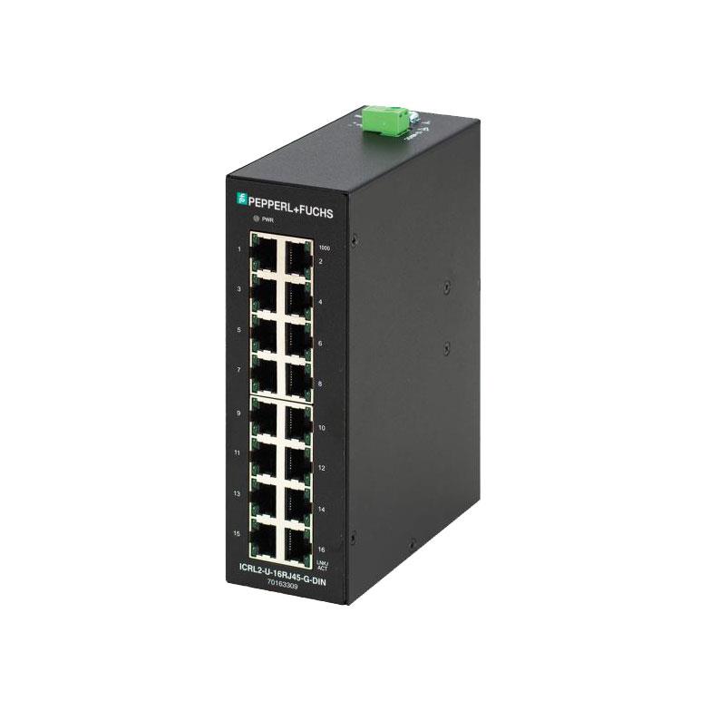 【ICRL2-U-16RJ45-G-DIN】ETHERNET SWITCH 16-PORT GIGABIT