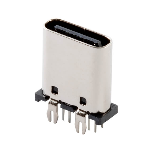 【UJ20-C-V-C-2-SMT-TR】USB JACK 2.0, TYPE-C, VERTICAL,