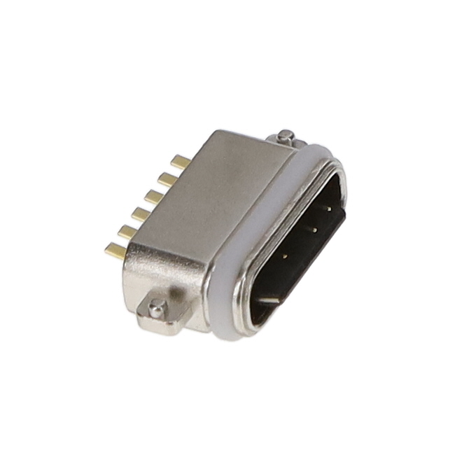 【A-USBC-UCFP-EA-GSR06】CONN RCPT USBTYPEC 6POS SMD RA