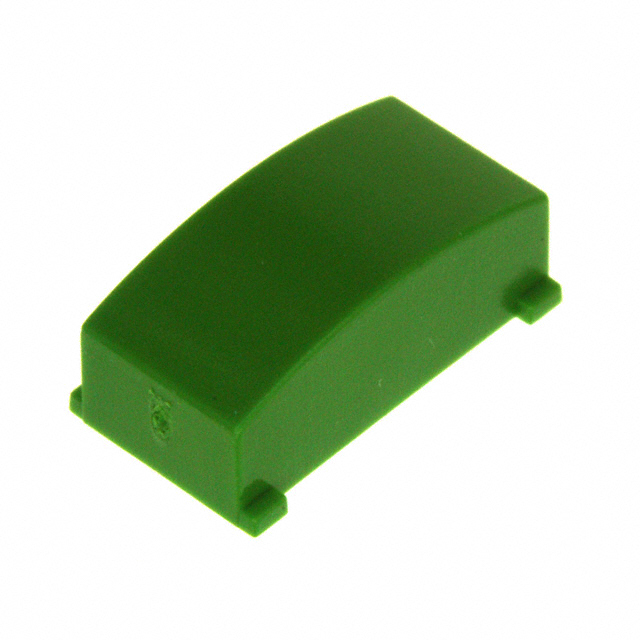 【1630002】CAP PUSHBUTTON RECTANGULAR GREEN