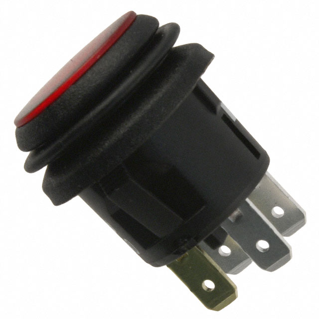 【GPB527D2L02BR1】SWITCH PUSHBUTTON SPST 10A 125V