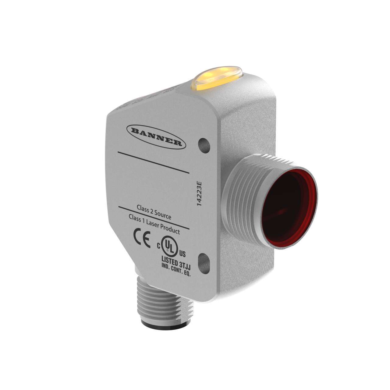 【Q4XTILAF100-Q8】LASER ADJ SENSOR, 100MM, QD
