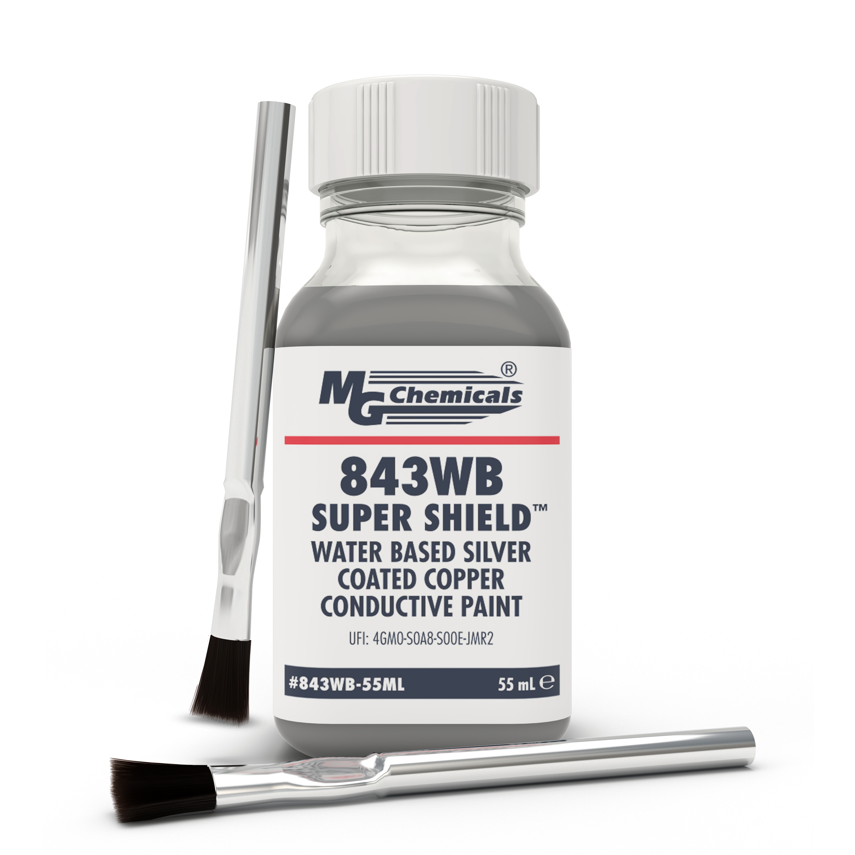 【843WB-55ML】Super Shield Water Based Silver