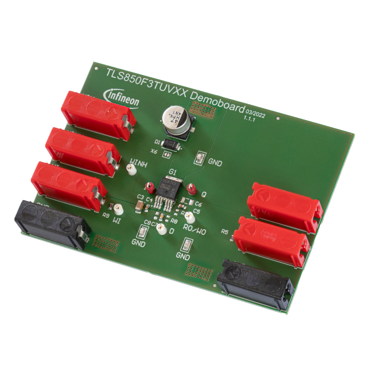 【TLS850F3TUV33BOARDTOBO1】EVAL BOARD FOR TLS850F3TUV33