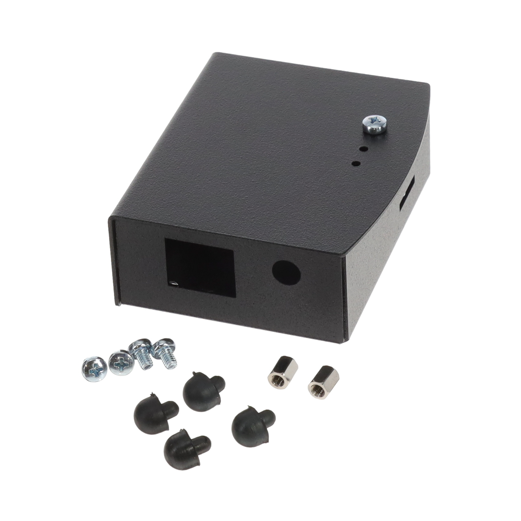 【BOX-ESP32-GATEWAY-EA】CASE METAL BLK 2.559"L X 2.165"W