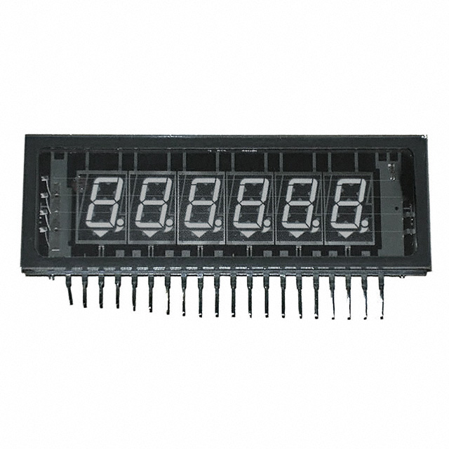 【D0106LT-33-0604N】DISPLAY VFD 7-SEG 1X6 12.4MM