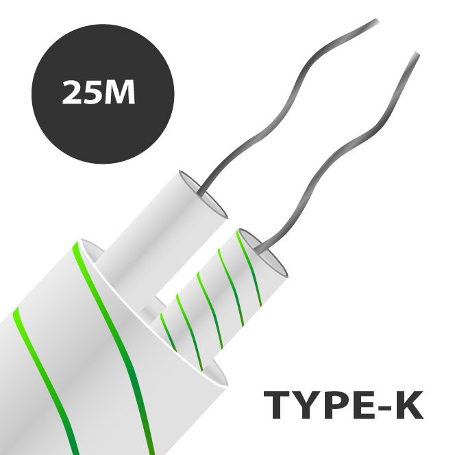 25M CABLE/WIRE IEC K GLASS INS 1【XE-2163-025】