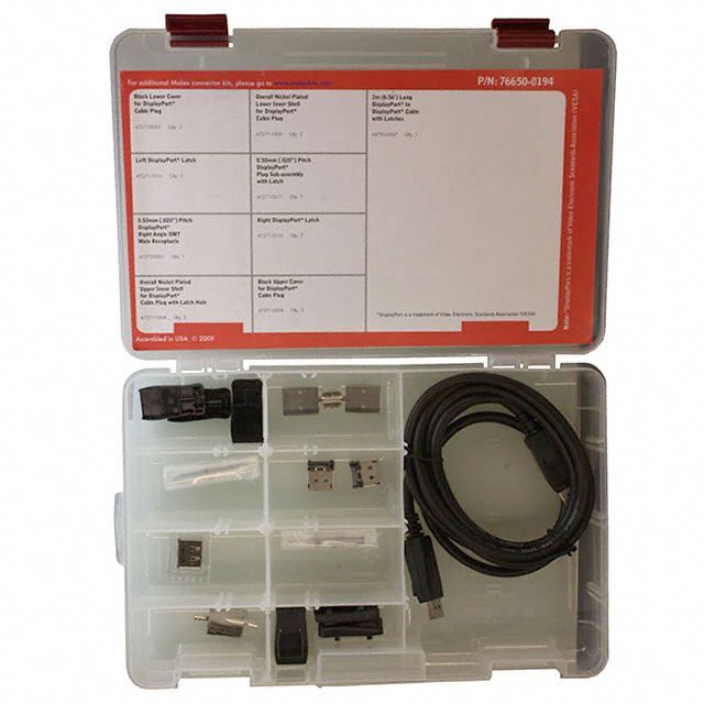 KIT DISPLAYPORT 0766500194 モレックス製｜電子部品・半導体通販のマルツ