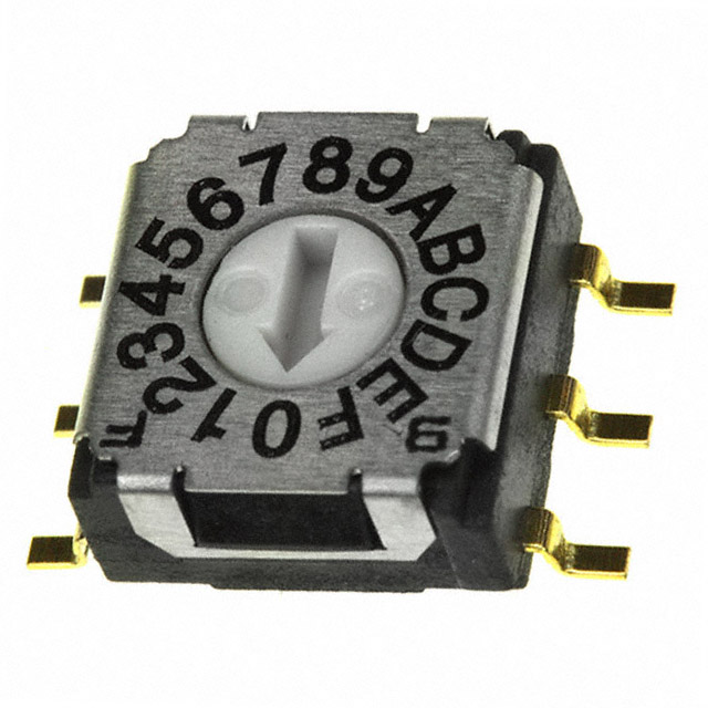 【SH-7050TB】SWITCH ROTARY DIP HEX 0.1A 5V [digi-reel品]