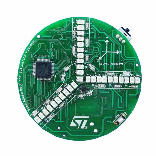 【STEVAL-MKI030V1】BOARD DEMO STM8S207R6/LIS331DLH