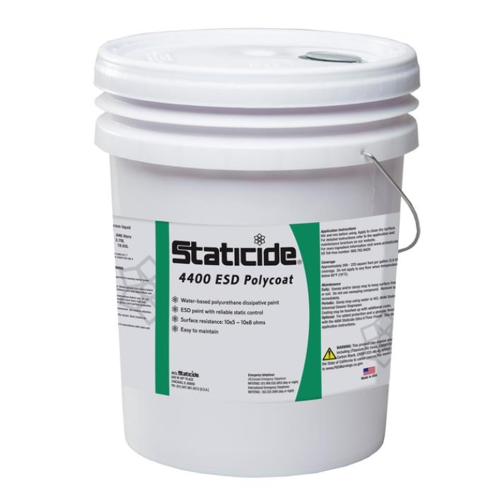 【4400DG5】STATICIDE ESD POLYCOAT -DARK GRE