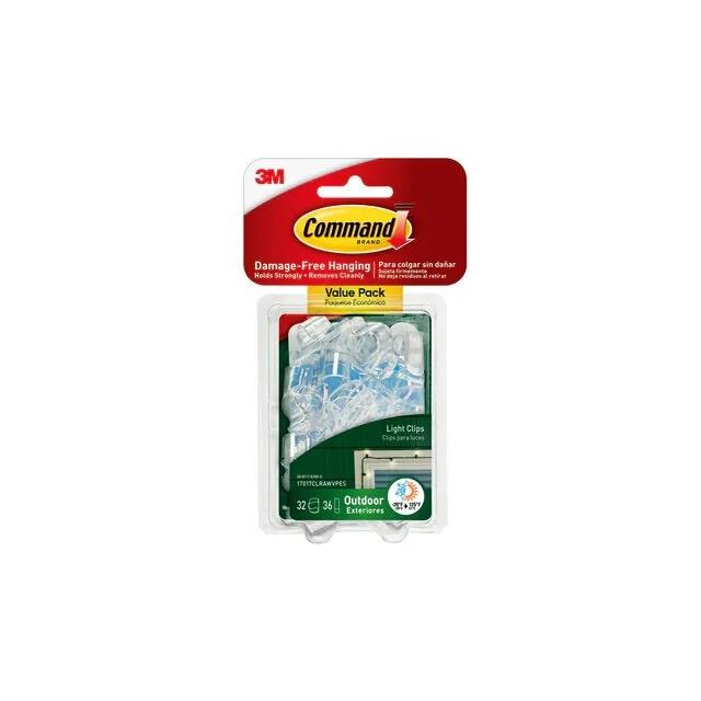 【17017CLRAWVPES】OUTDOOR LIGHT CLIPS WITH FOAM ST