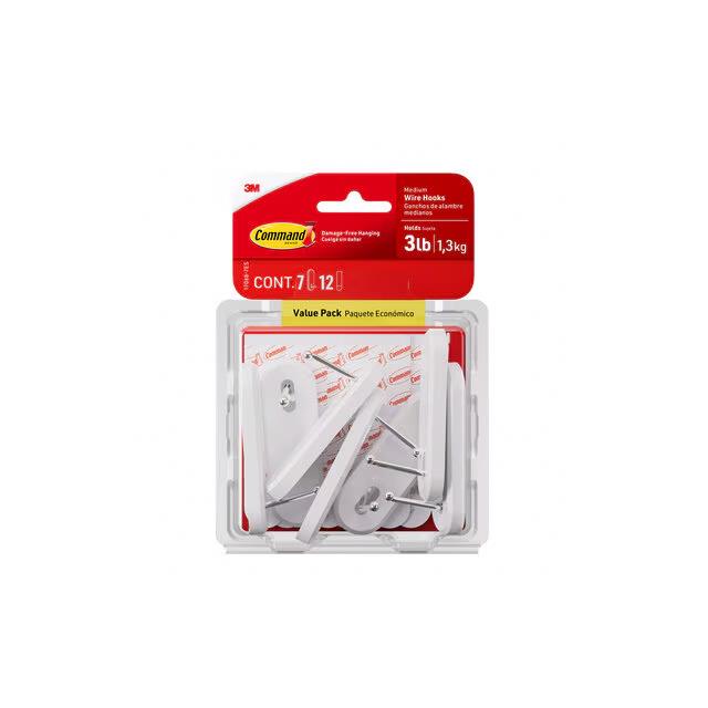 MEDIUM WIRE HOOKS 7 HOOK 12 STRI【17068-7ES】