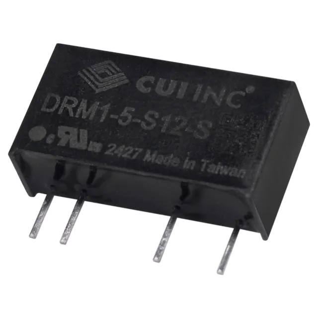 【DRM1-24-S12-S】DC-DC ISOLATED, 1W, 21.6~26.4 VD