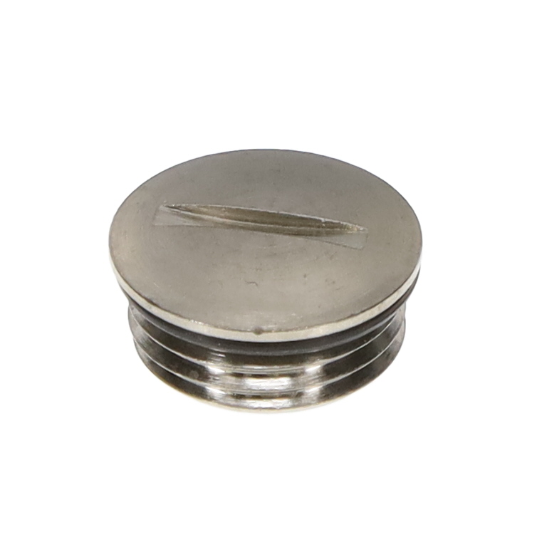 【6700509】PG9PLUG ROUND BN 50 SLOTTED WITH