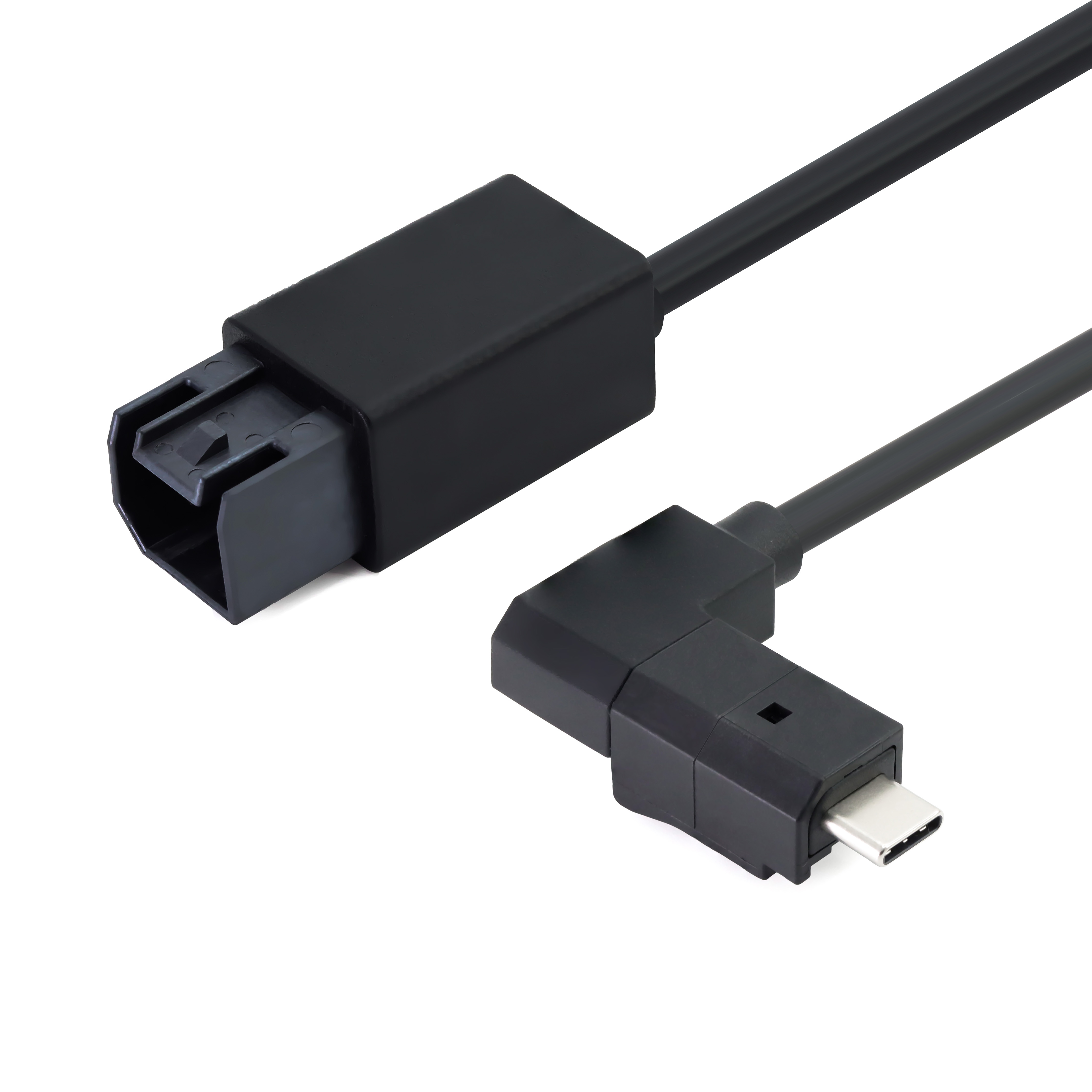 【CA-USB4-CMRLA-CFLA-0.8M】USB 4.0 TYPE C CABLE, MALE (RIGH