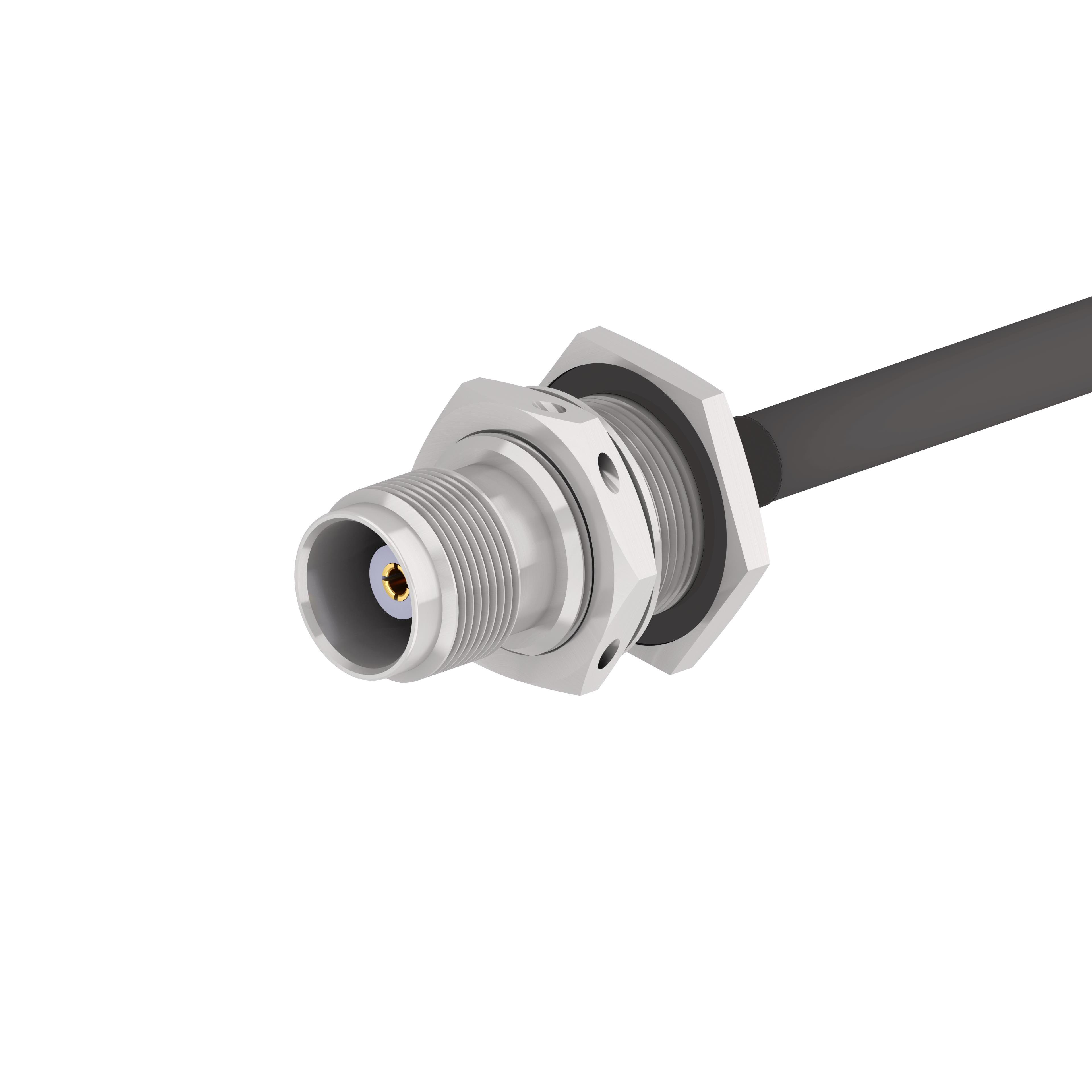 【24_TNC-50-3-27/199_NE】STAINLESS STEEL 316L TNC STRAIGH