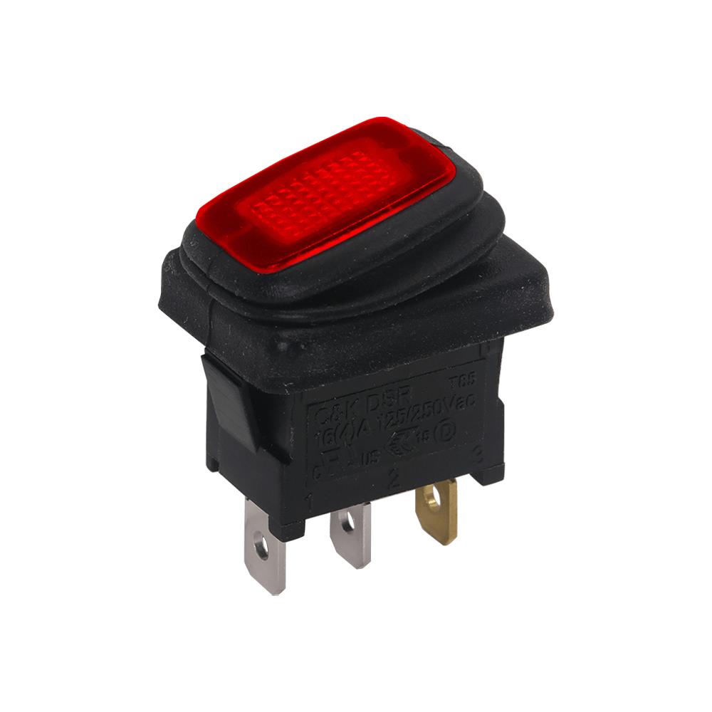 SWITCH ROCKER SPDT 16A 12V【DSR2215GD612】