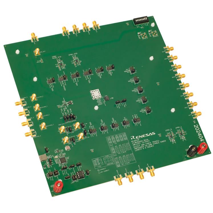 【RC38208A2-EVK】FemtoClock3 ワイヤレス超低位相ノイズシンクロナイザー＆ジッターアッテネータ評価キット