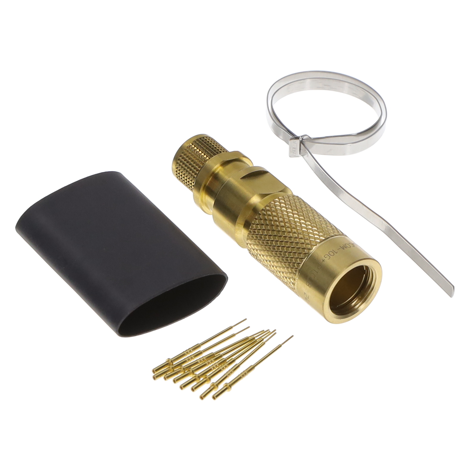 【UCOM-10G+ PTCUB】CONN PLUG MALE 8POS GOLD CRIMP